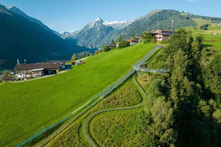 Die Ganzjahres-Rodelbahn in Kaprun, der Maisi Flitzer in Kaprun